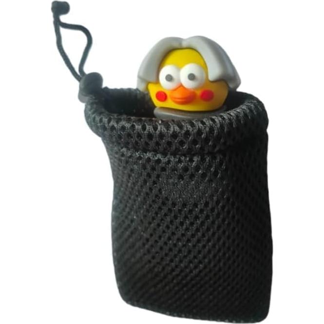 Bolsa de Cuerda de Malla de Nylon QLXHBOT 5Pcs 13x9cm Negra