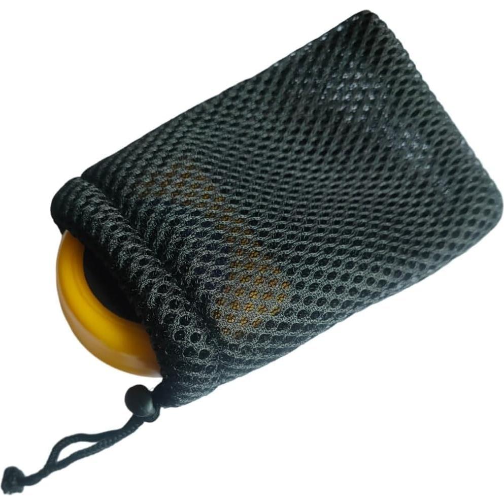 Bolsa de Cuerda de Malla de Nylon QLXHBOT 5Pcs 13x9cm Negra