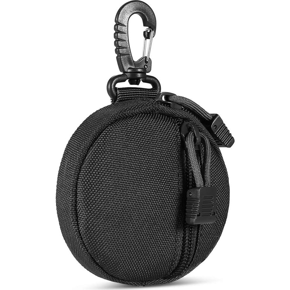 Estuche Molle Táctico Nujiaa 10cm Nylon 1000D Negro 2PCS