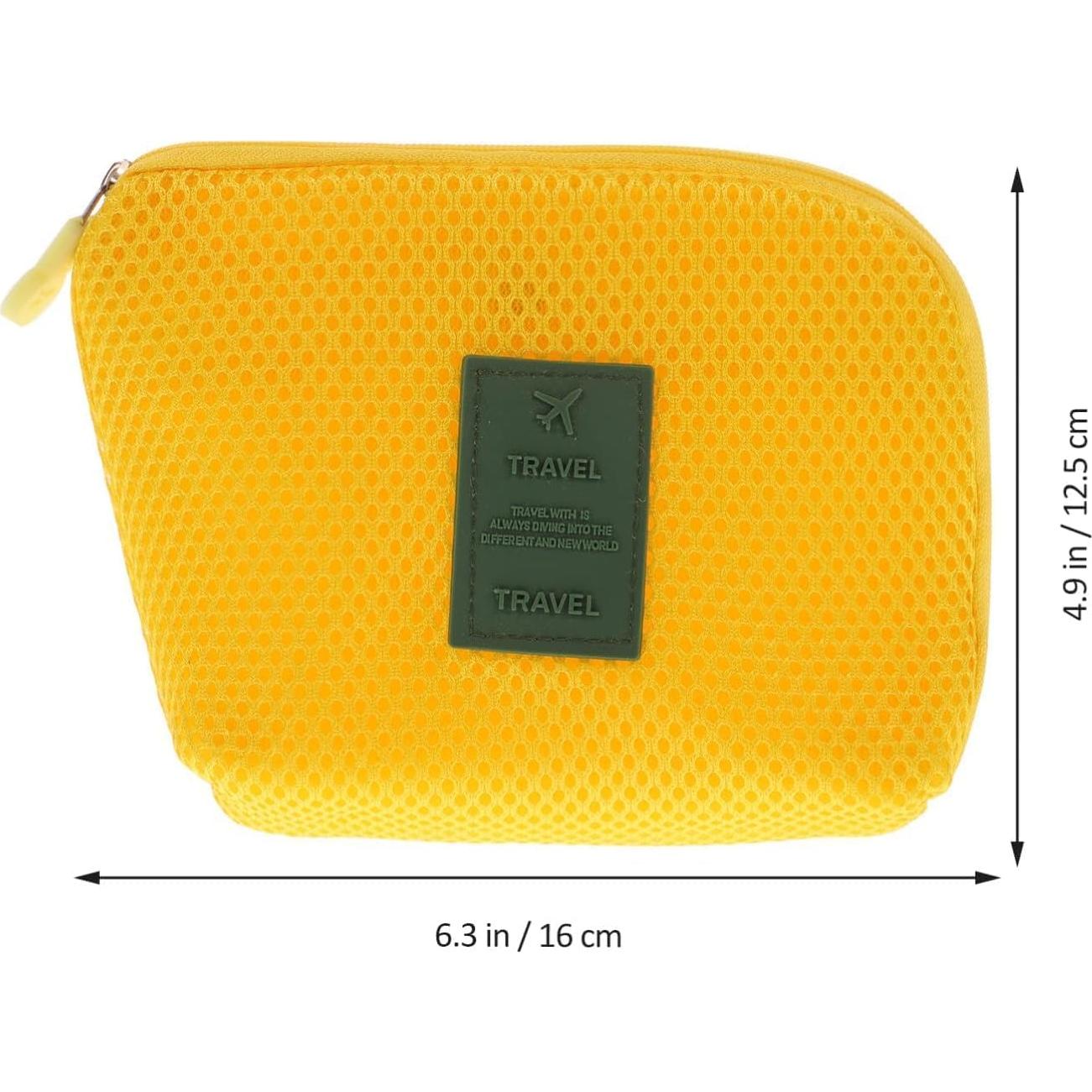 Bolsa de Almacenamiento de Cables AIQIBAO Roja 16x12cm