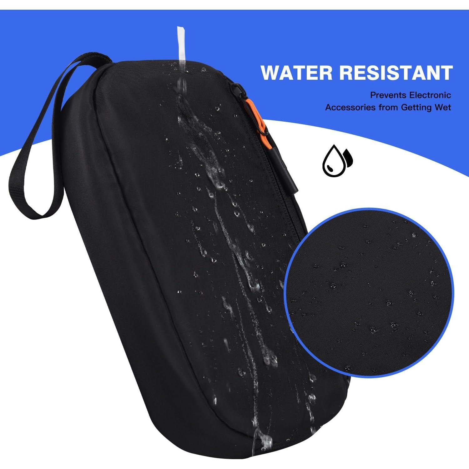 Funda Organizadora Electrónica CAAORDKSO Negra Impermeable 24.5x14cm