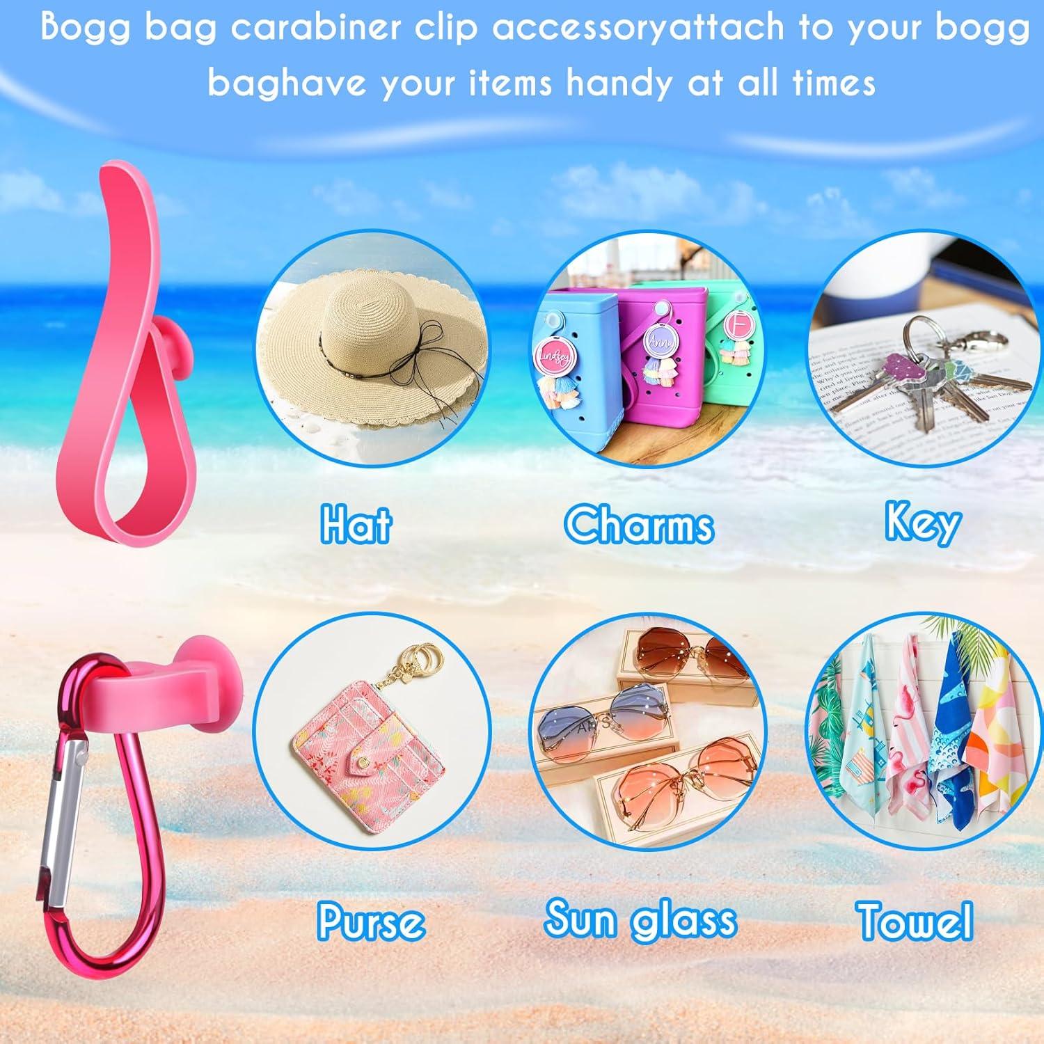 Ganchos de Inserción AIERSA para Bogg Bag - Rojo, 2 Piezas