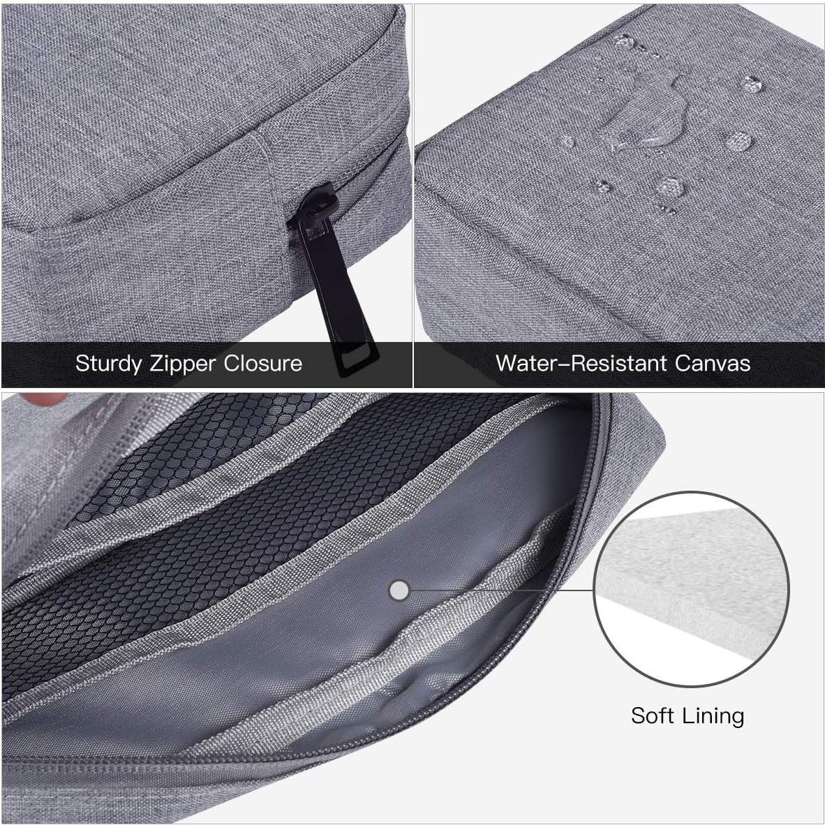 Bolsa de Almacenamiento de Accesorios Electrónicos imComor 2PCS Gris