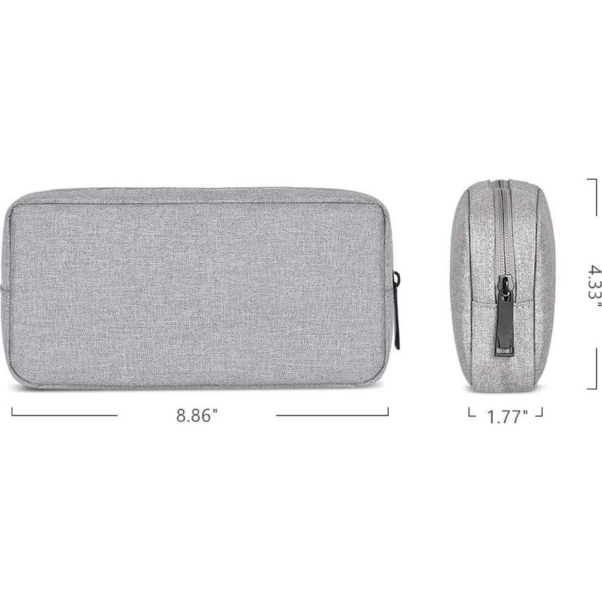 Bolsa de Transporte Suave ERCRYSTO Grande-Gris 22.5x11 cm