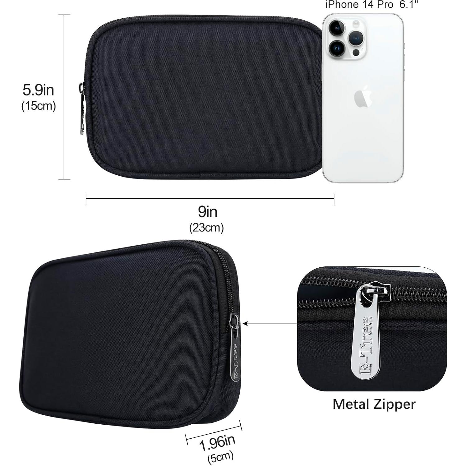 Organizador de Maletas E-Tree Bolsa Tecnológica 22x14x5cm Negro