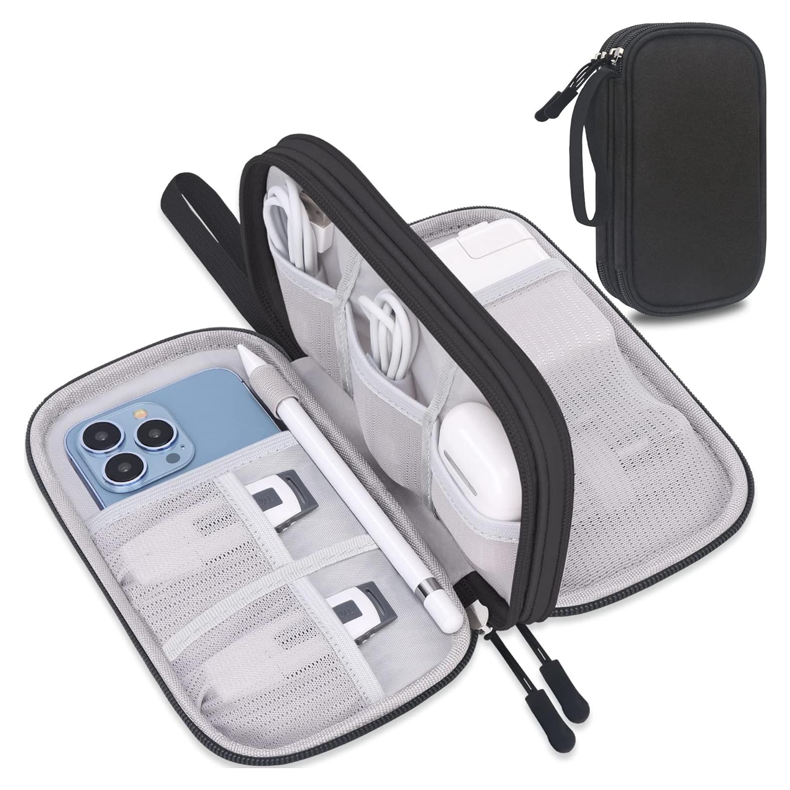 Organizador de Cables Lacdo Negro Doble Capa 197.86mm