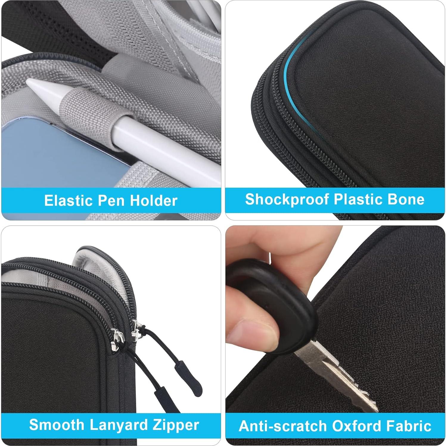 Organizador de Cables Lacdo Negro Doble Capa 197.86mm