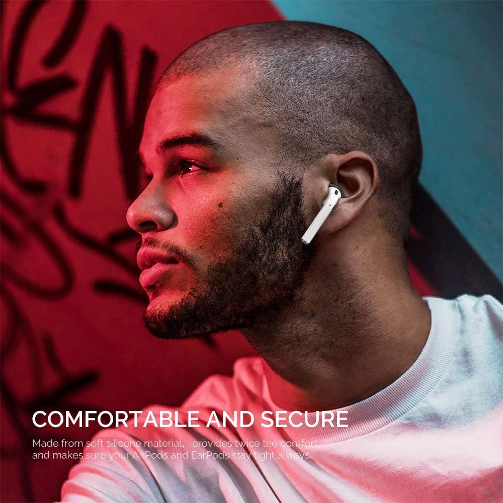 AhaStyle Tapones de Silicona para AirPods 3 Pares Pequeños Negro