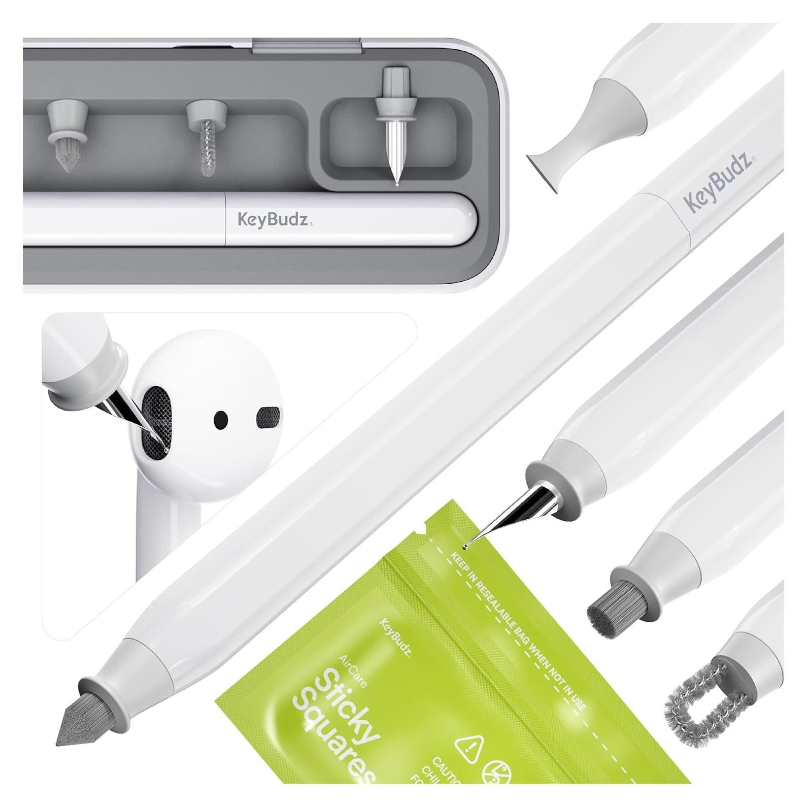 Kit de Limpieza KeyBudz Air Care 2.0 para AirPods y Dispositivos Apple
