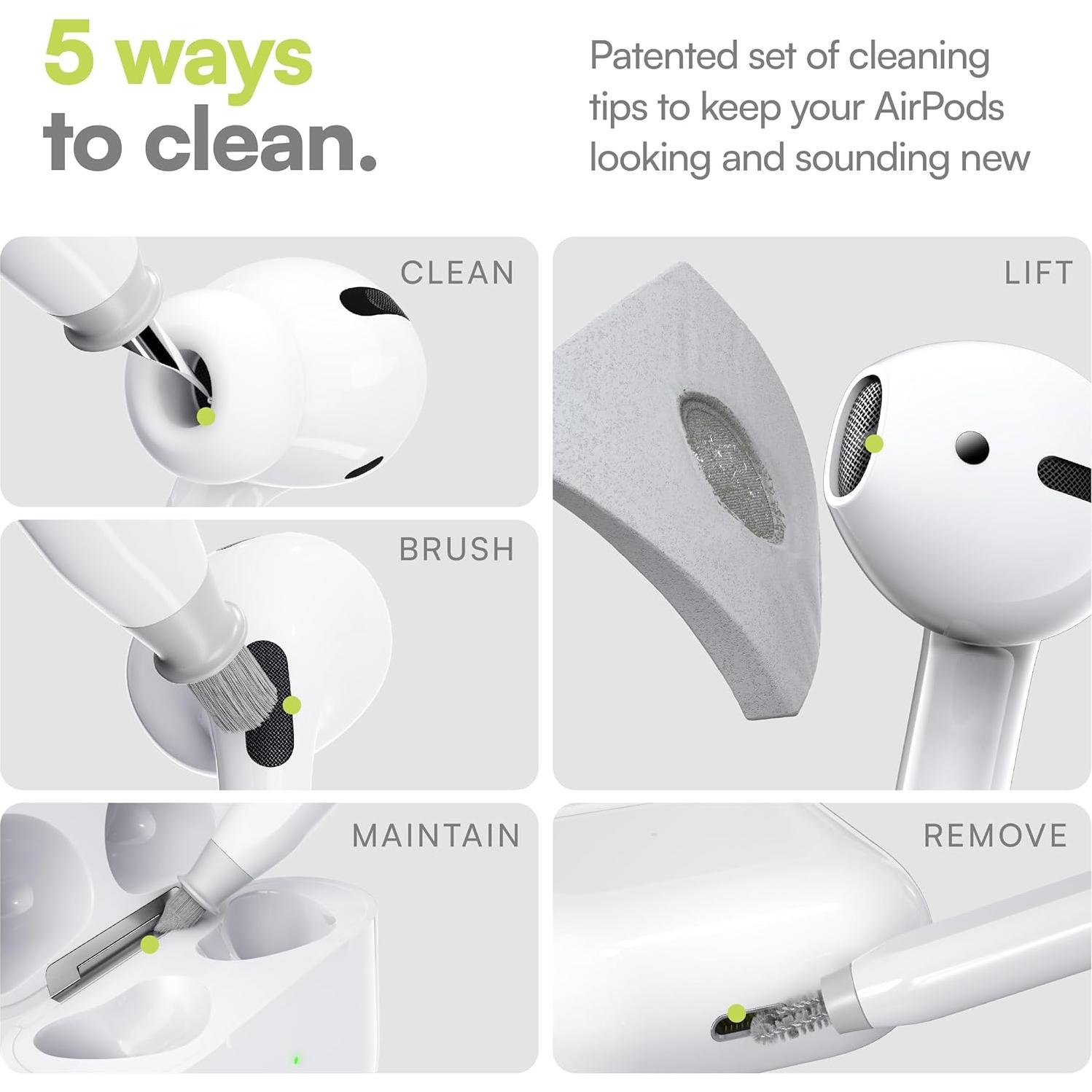 Kit de Limpieza KeyBudz Air Care 2.0 para AirPods y Dispositivos Apple