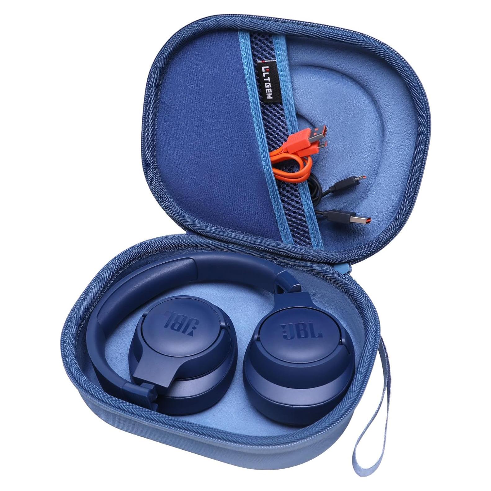 Funda Dura EVA para Auriculares JBL Live y Tune - Azul