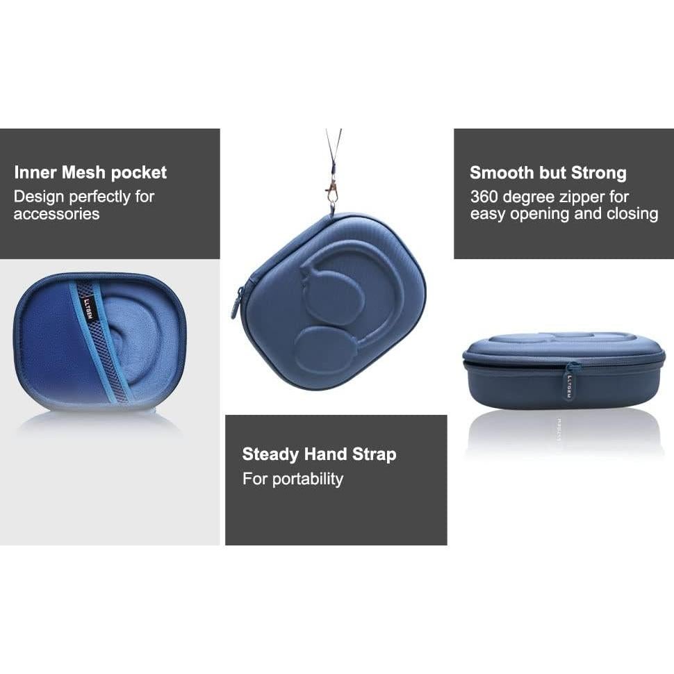 Funda Dura EVA para Auriculares JBL Live y Tune - Azul