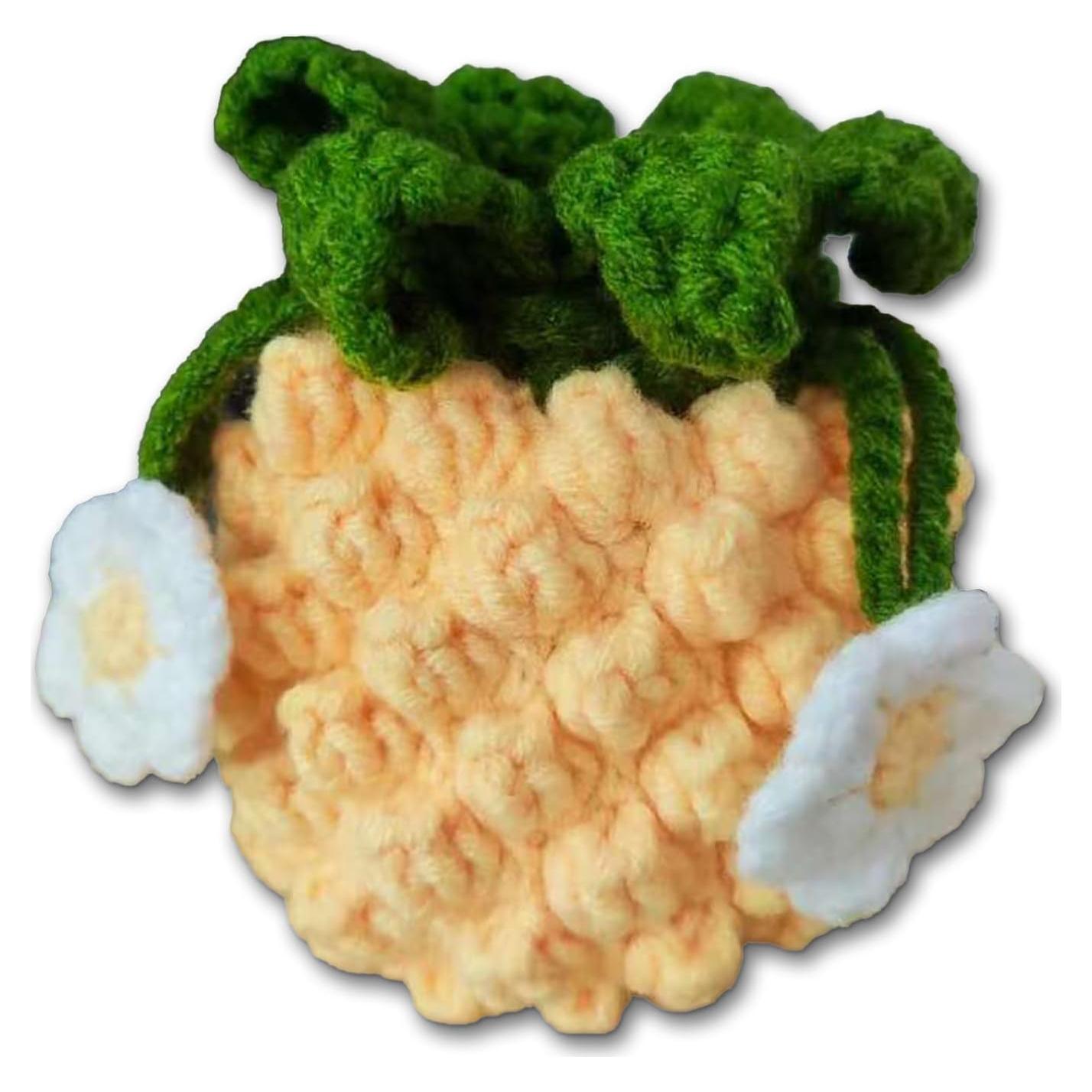 Funda de Auriculares de Crochet Wuryuema - Diseño Piña