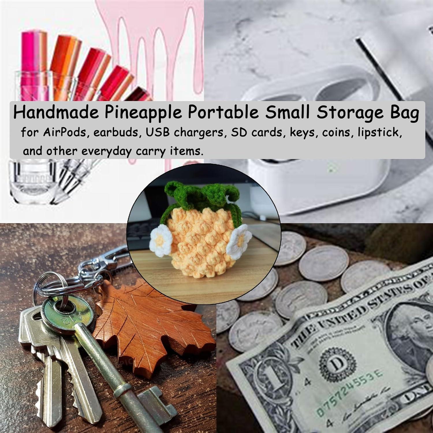 Funda de Auriculares de Crochet Wuryuema - Diseño Piña