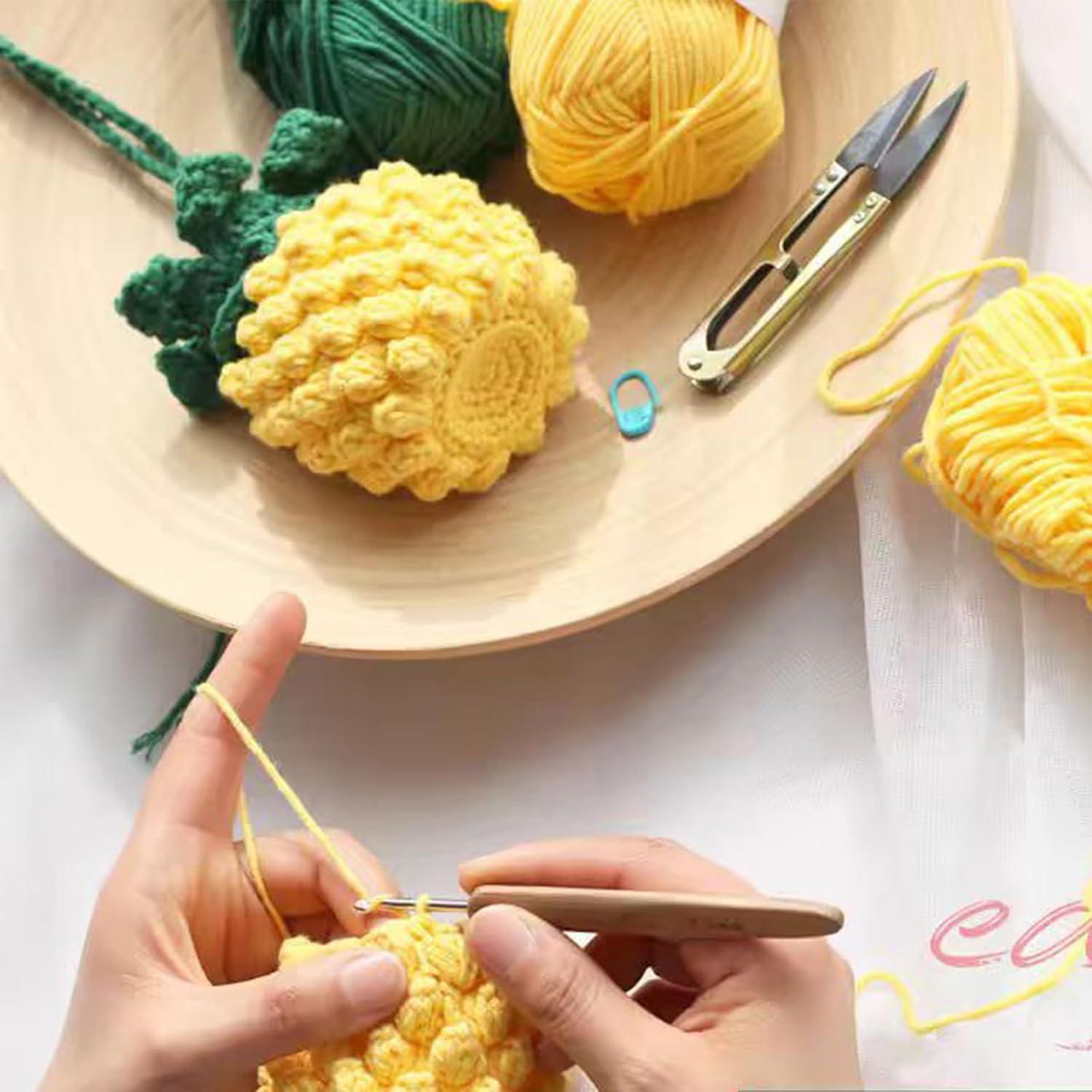 Funda de Auriculares de Crochet Wuryuema - Diseño Piña