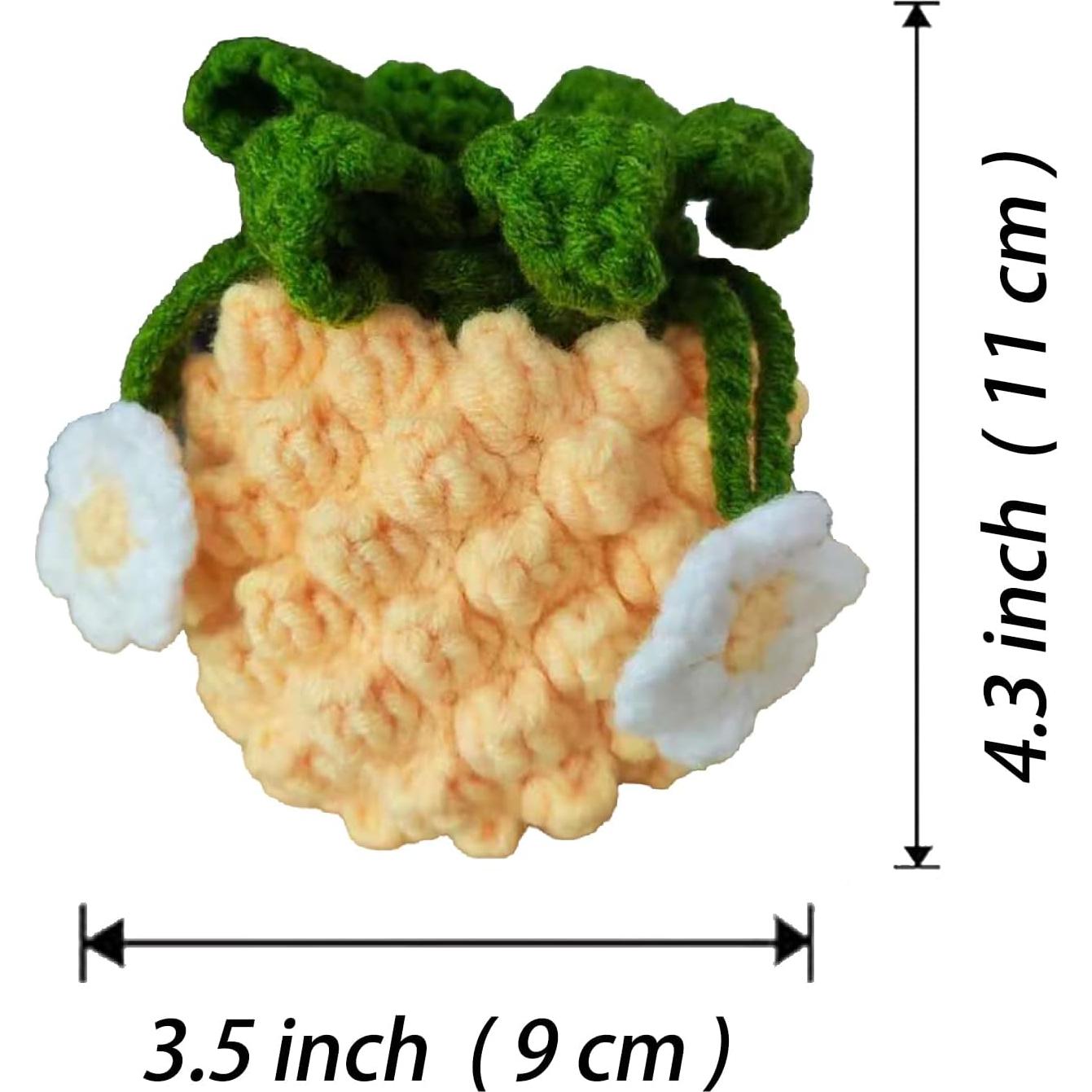 Funda de Auriculares de Crochet Wuryuema - Diseño Piña