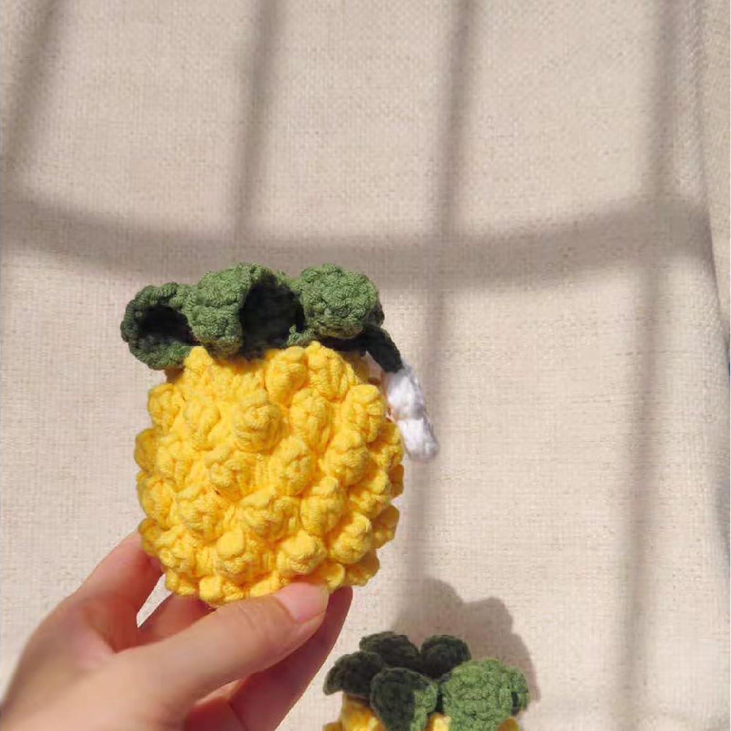 Funda de Auriculares de Crochet Wuryuema - Diseño Piña