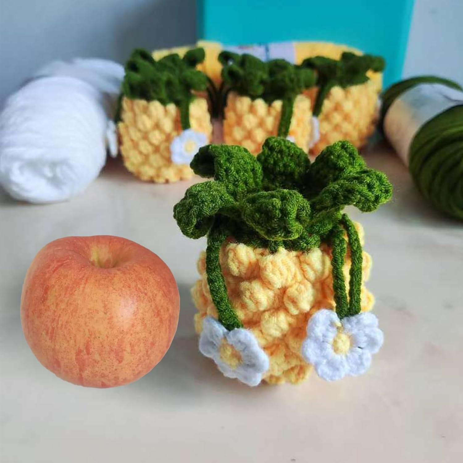 Funda de Auriculares de Crochet Wuryuema - Diseño Piña