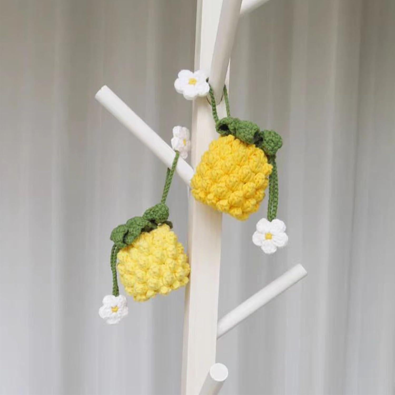 Funda de Auriculares de Crochet Wuryuema - Diseño Piña