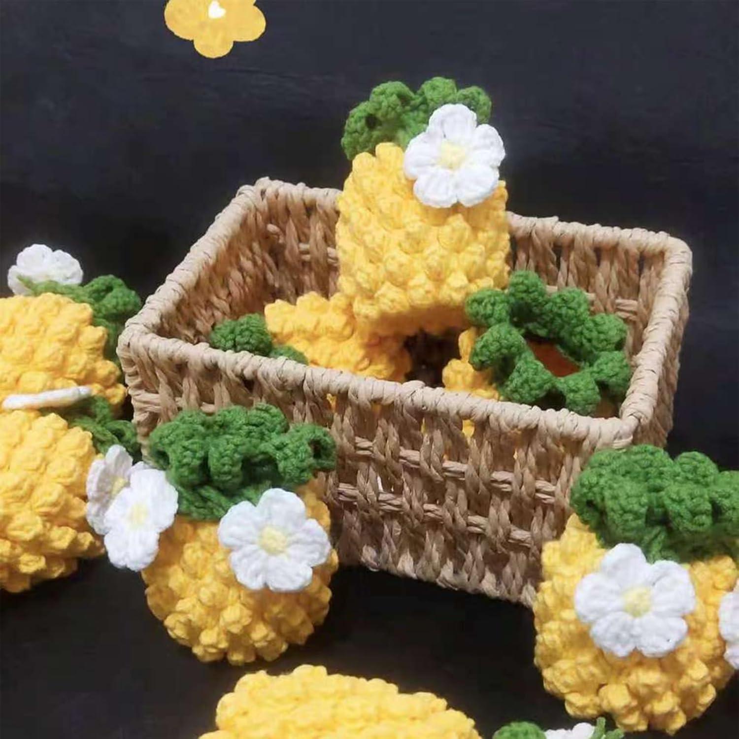 Funda de Auriculares de Crochet Wuryuema - Diseño Piña