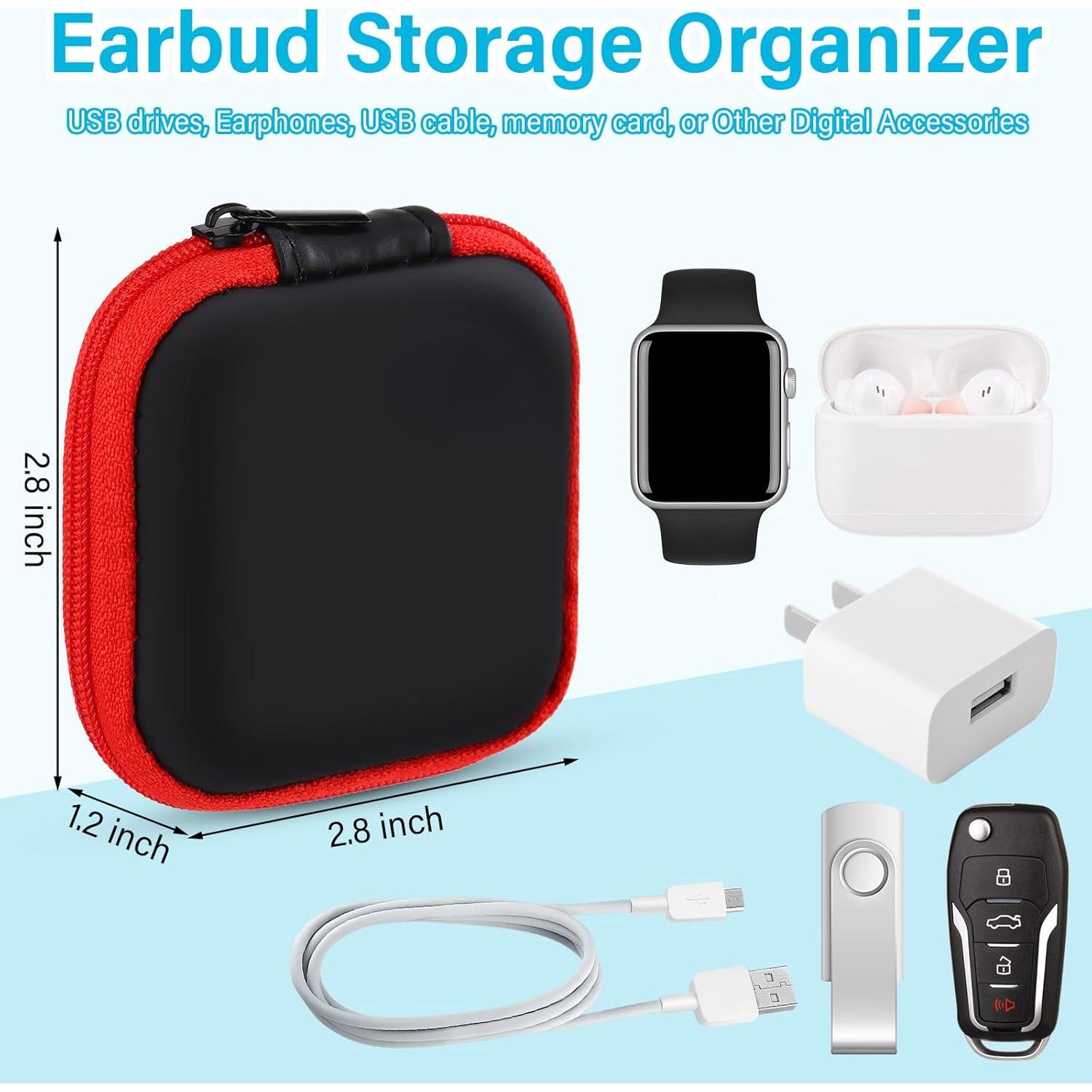 Funda Portátil para Auriculares Sweetude - Organizador EVA 7x7x3 cm