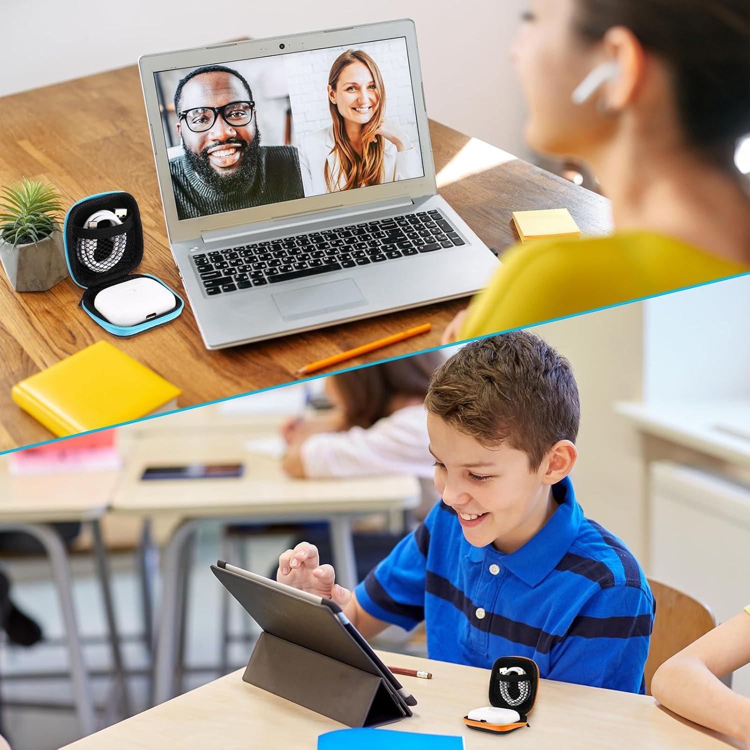 Funda Portátil para Auriculares Sweetude - Organizador EVA 7x7x3 cm