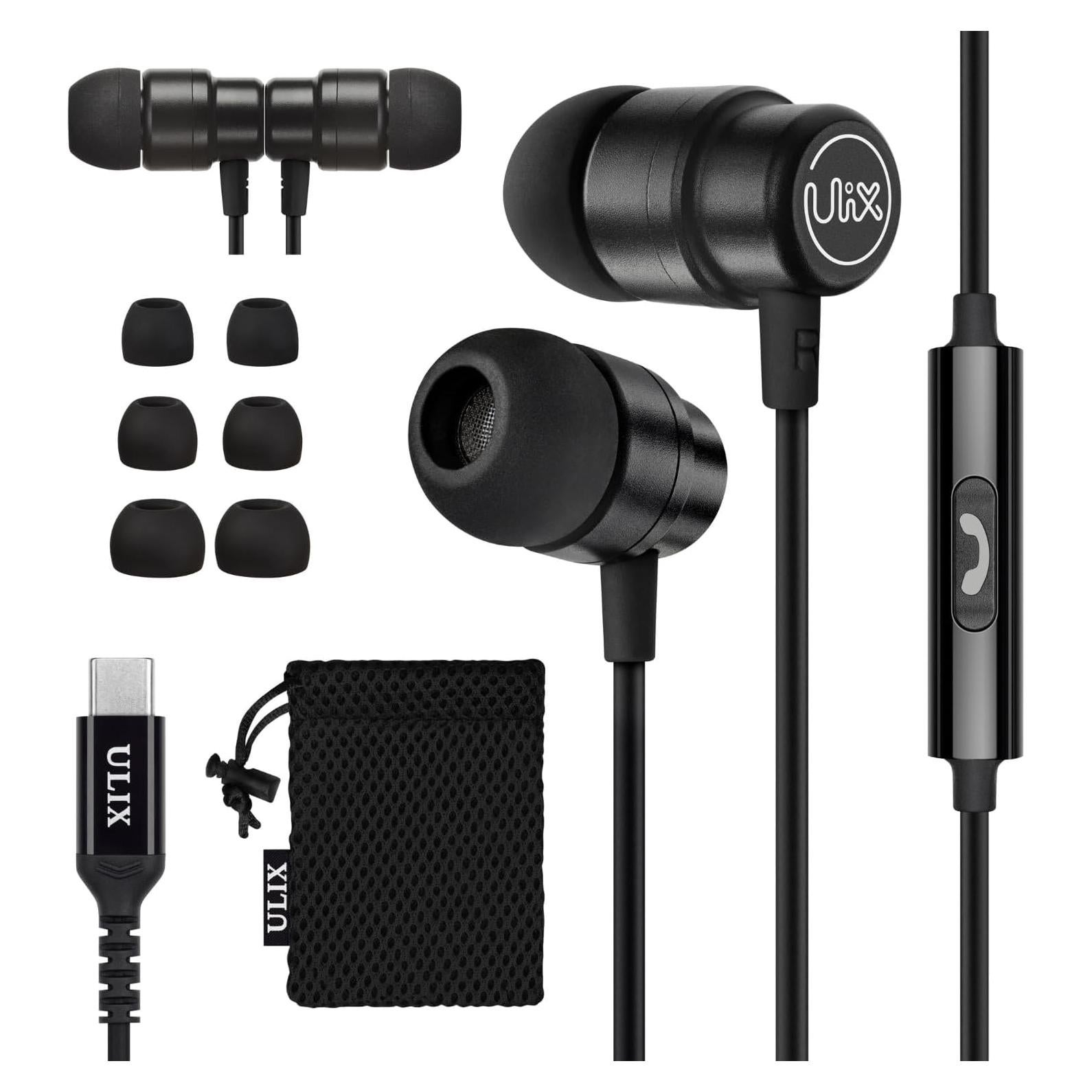 Auriculares USB-C UliX Rider con Aislamiento de Sonido