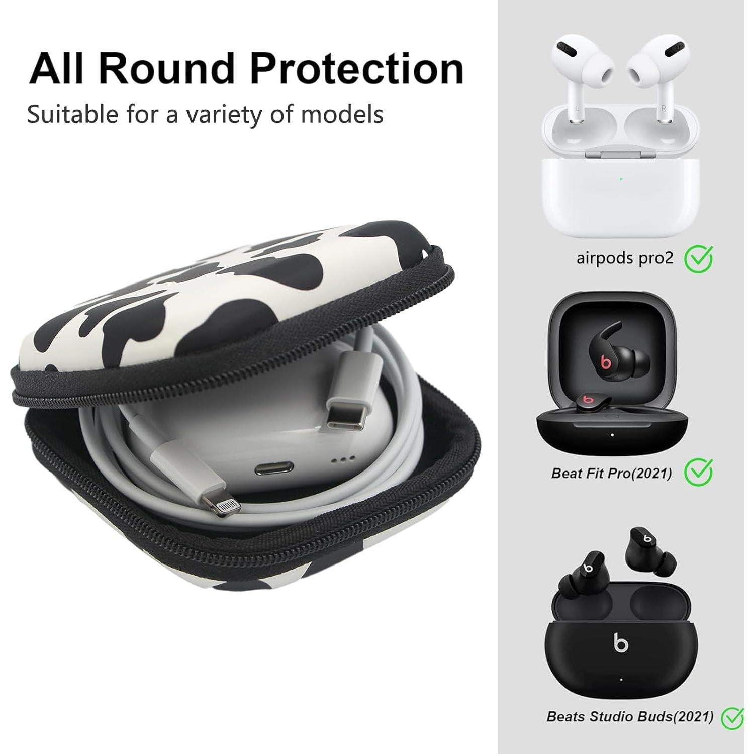 Funda organizadora EVA PowerDriver para auriculares - Vaca