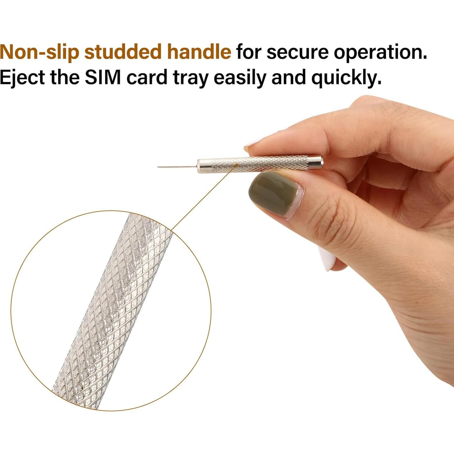 Outus 8 Herramientas Extracción Tarjeta SIM + 4 Paños Limpieza