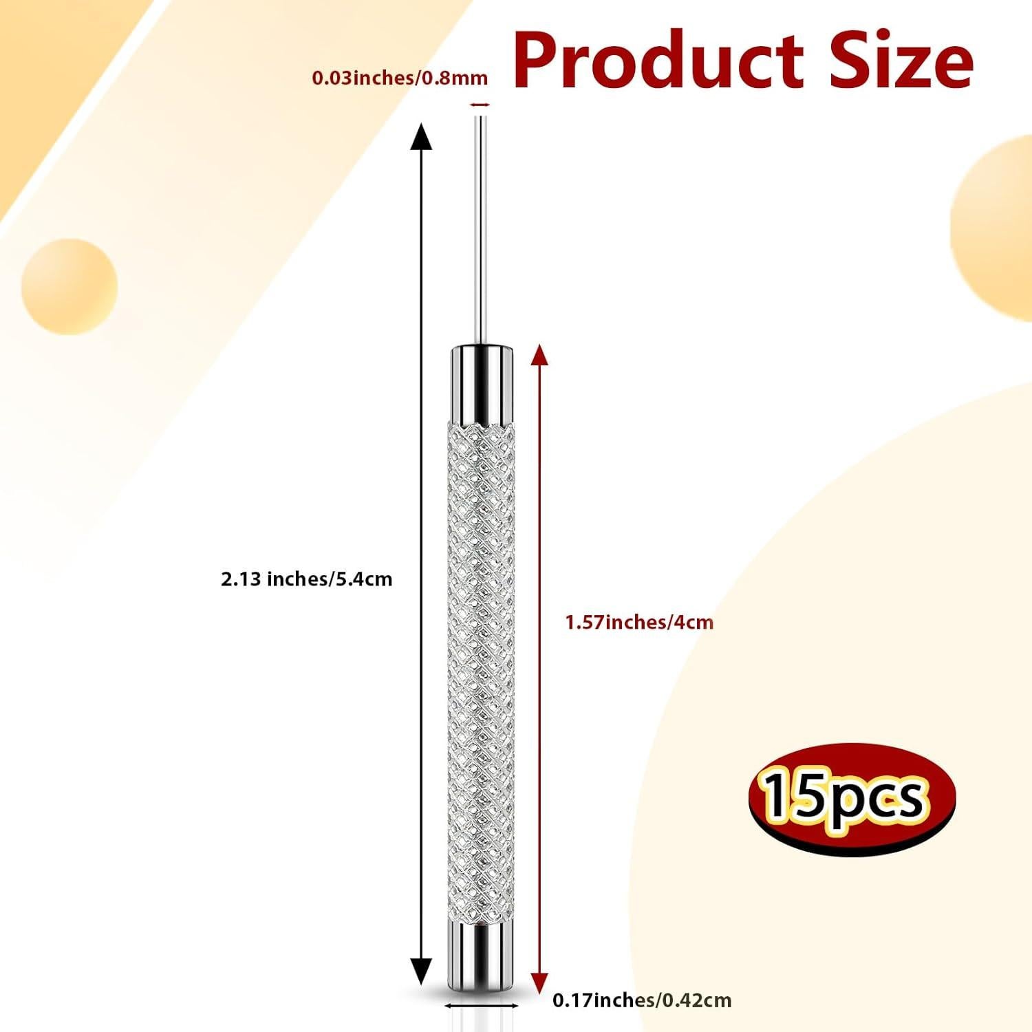 Pin de Extracción de Tarjeta SIM COMNICO - 15 Piezas Metal