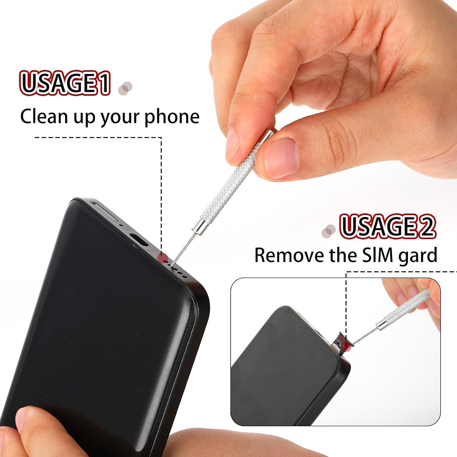 Pin de Extracción de Tarjeta SIM COMNICO - 15 Piezas Metal