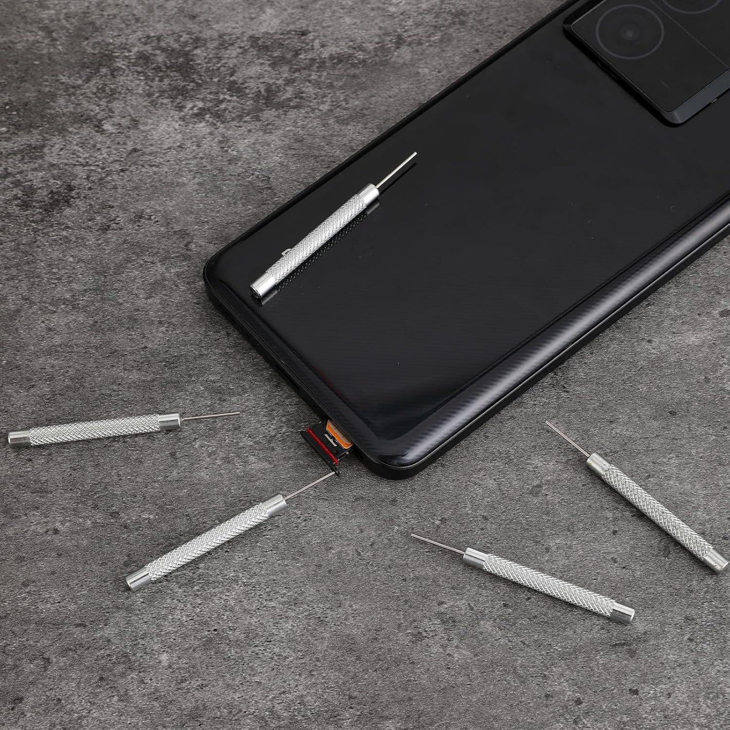 Pin de Extracción de Tarjeta SIM COMNICO - 15 Piezas Metal