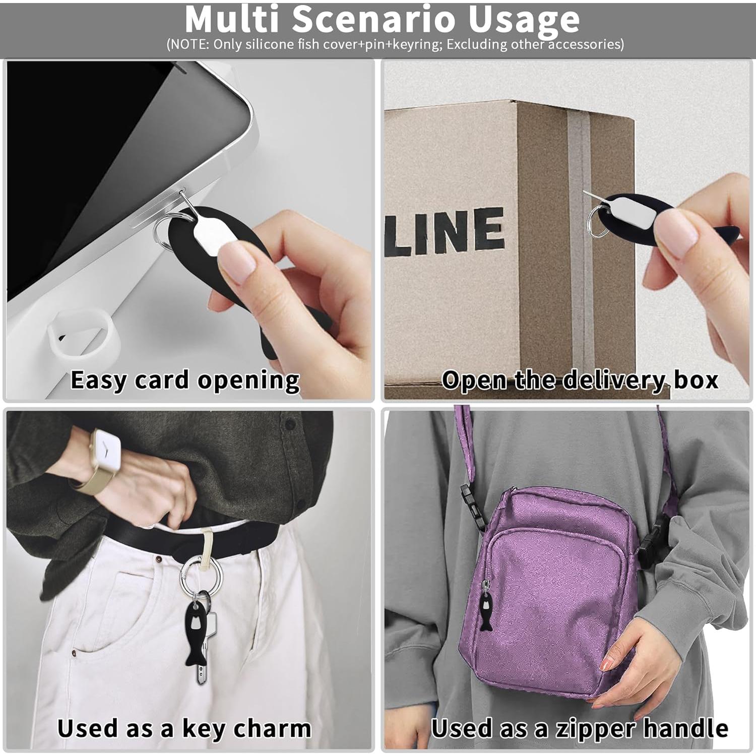 Soporte de tarjeta SIM TACOMEGE con pin expulsor y estuche