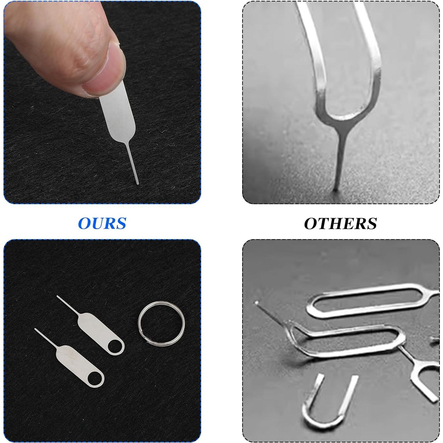 Herramienta de Extracción de Tarjeta SIM CIATBYYJ - 2 Piezas con Llavero