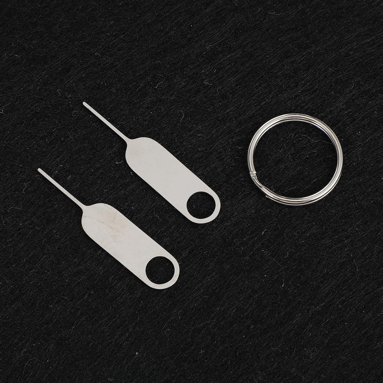 Herramienta de Extracción de Tarjeta SIM CIATBYYJ - 2 Piezas con Llavero