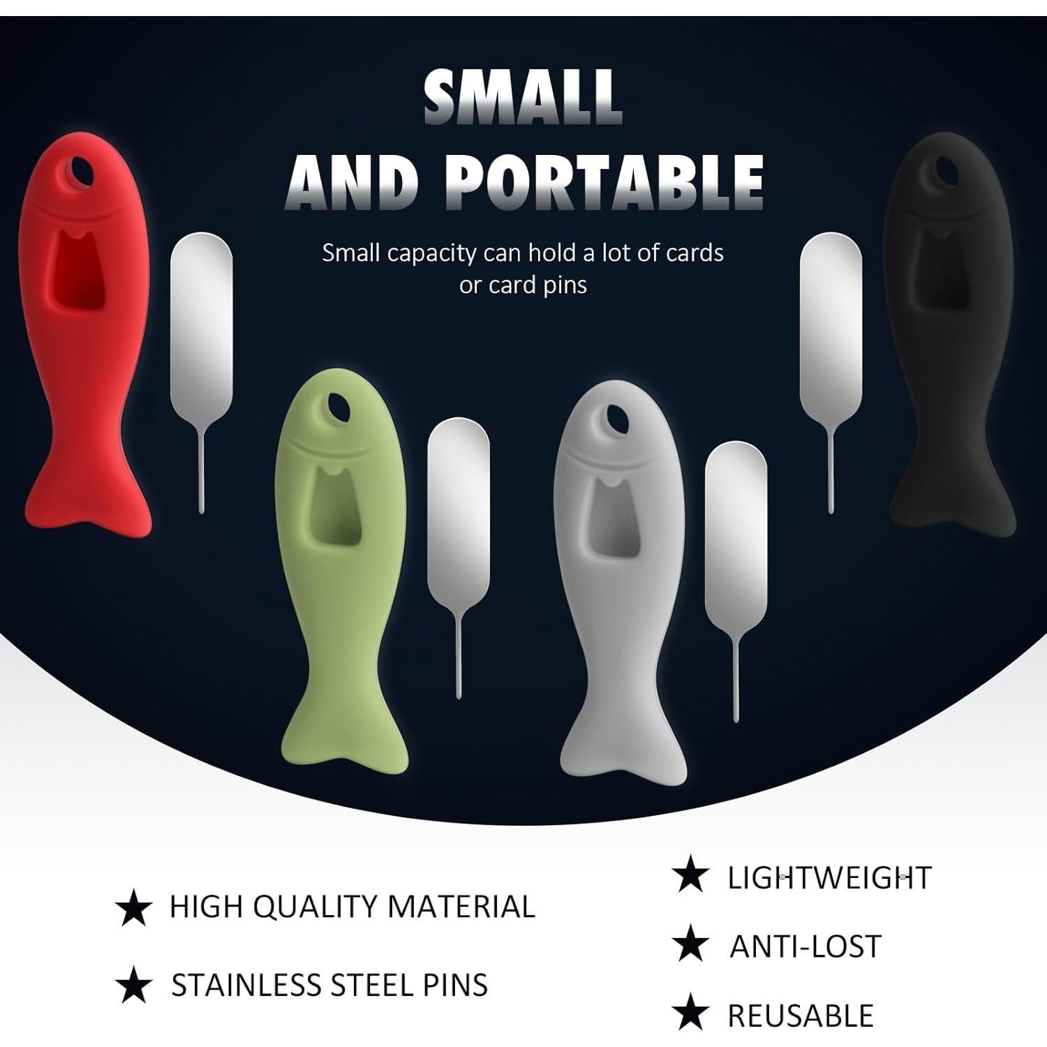 Juego de 4 herramientas extracción SIM WALLFID - Multicolor