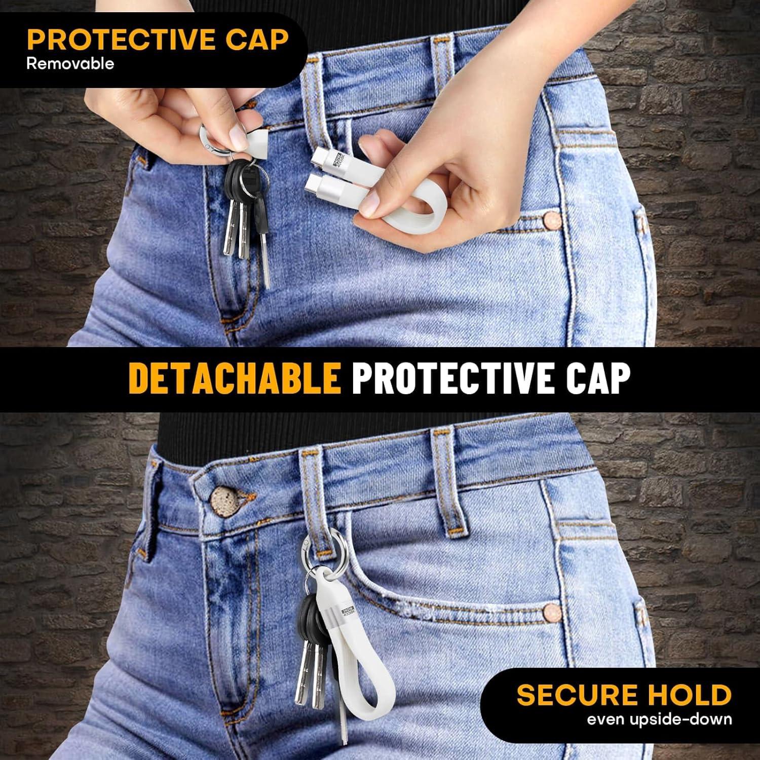 Cable USB C Corto 15 cm EndlesShine 240W Carga Rápida