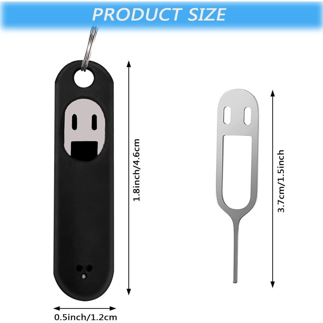 Paquete de 6 Extractores de Tarjeta SIM IOUALEY Rojo/Negro