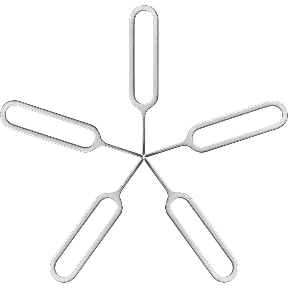 Herramienta de Extracción de SIM Granvela - 5 Piezas Acero Inoxidable