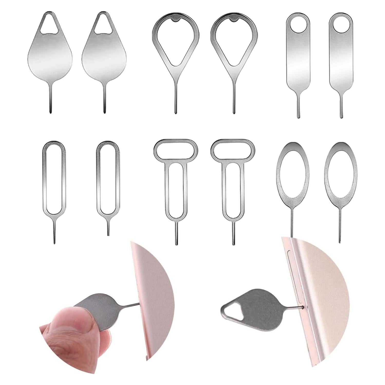 Kit de 12 Herramientas de Extracción de Tarjetas SIM Mimalexin