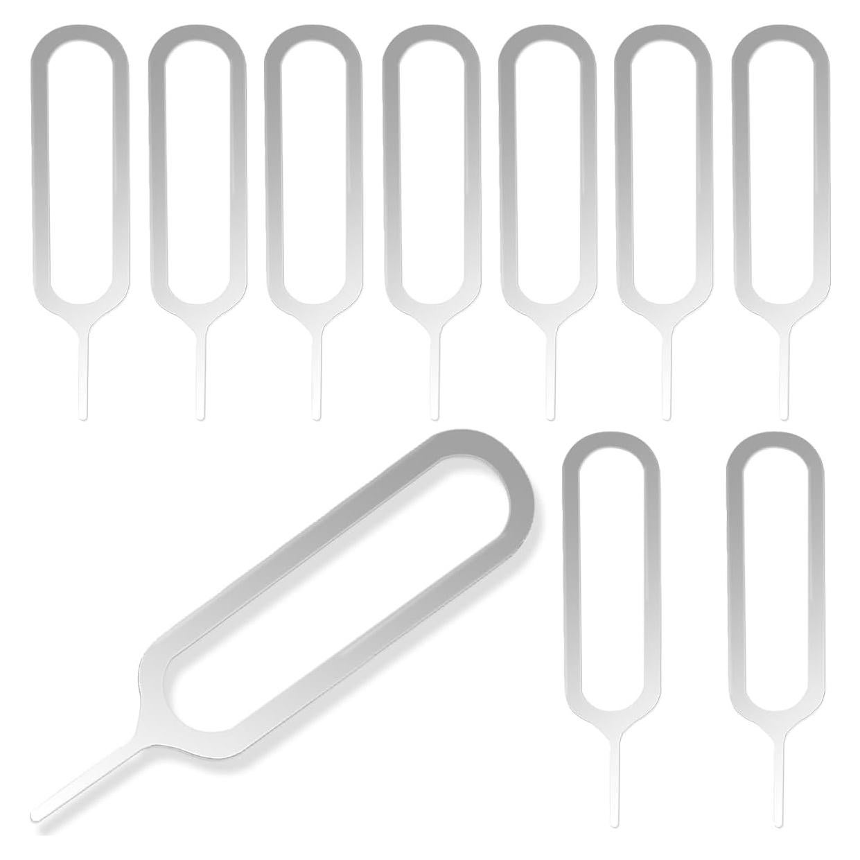 10 Herramientas de Extracción de Tarjeta SIM AYWFEY - Plata