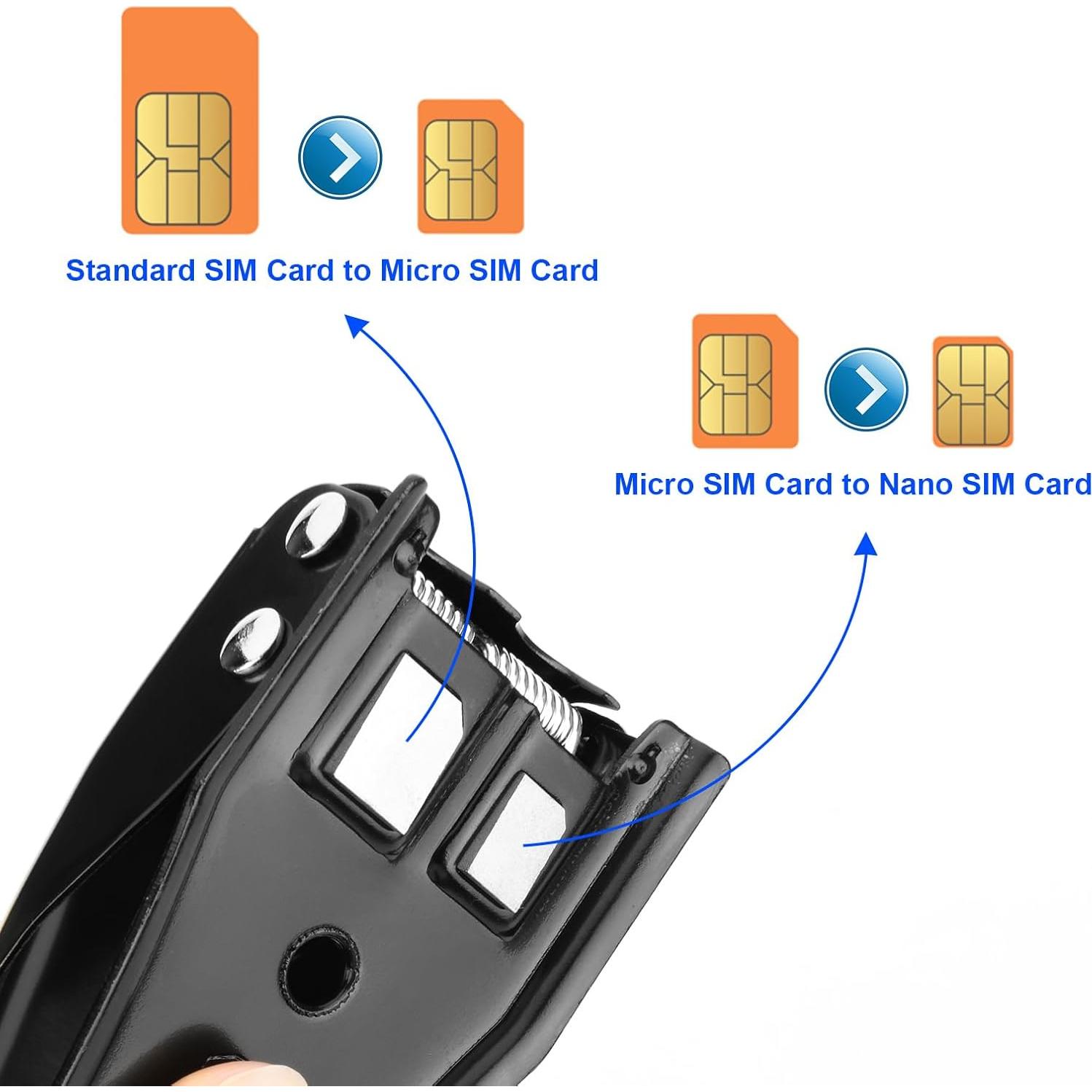 Cortador de tarjeta SIM Universal Cosmos 2 en 1 con adaptadores
