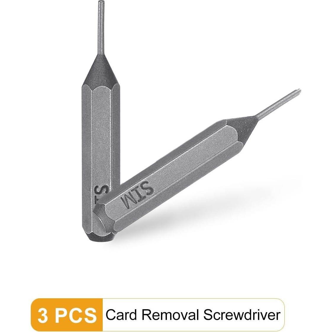 Juego de 3 Bits de Destornillador SIM0.8 HARFINGTON 28mm Hexagonal