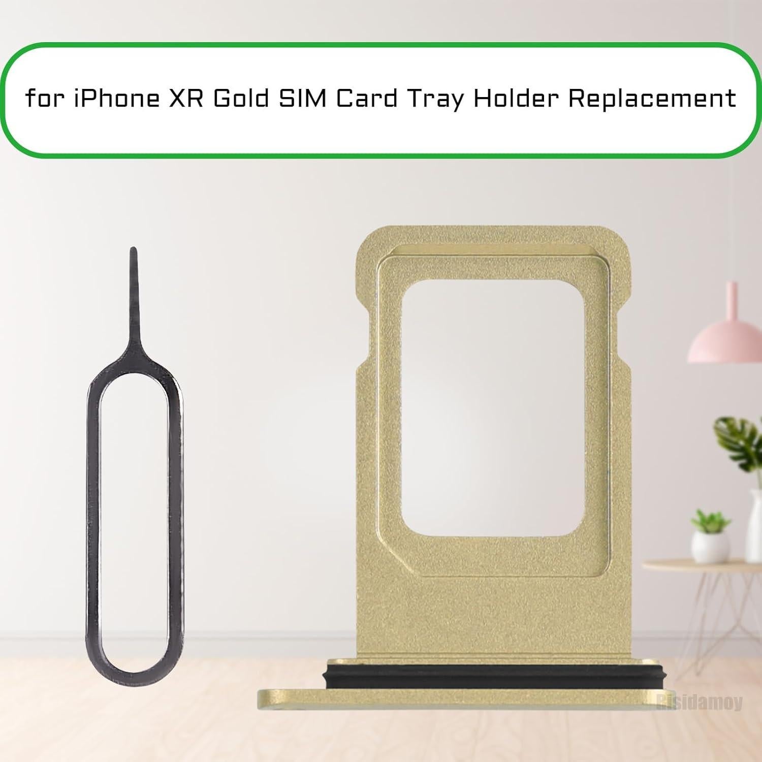 Bandeja de Tarjeta SIM para iPhone XR Risidamoy - Una SIM