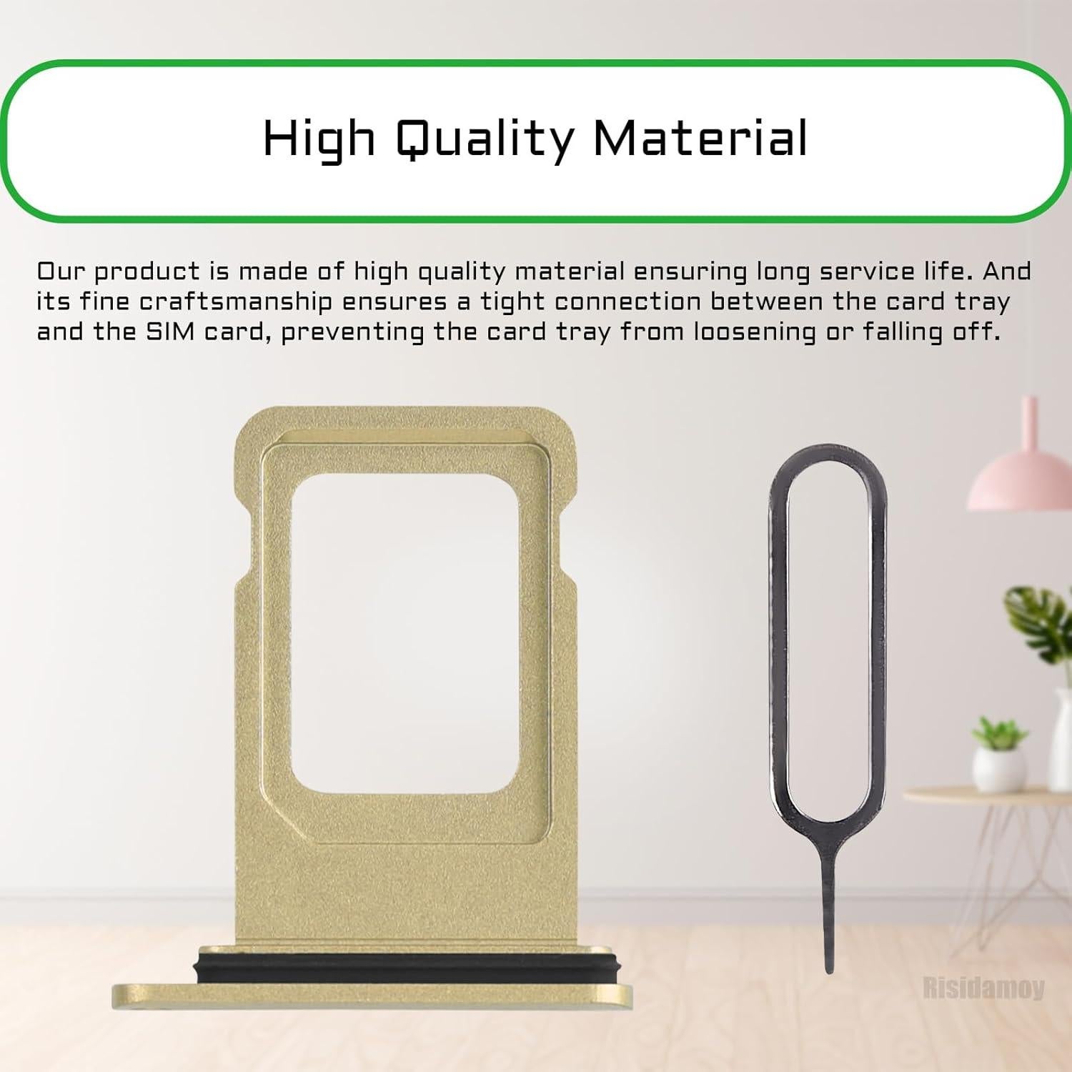 Bandeja de Tarjeta SIM para iPhone XR Risidamoy - Una SIM