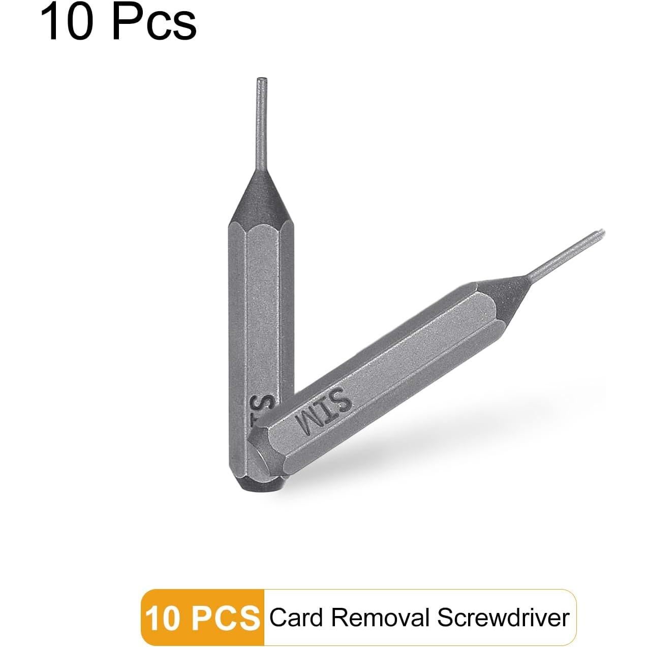 10 Piezas Bit Destornillador Extracción Tarjeta SIM HARFINGTON 4mm