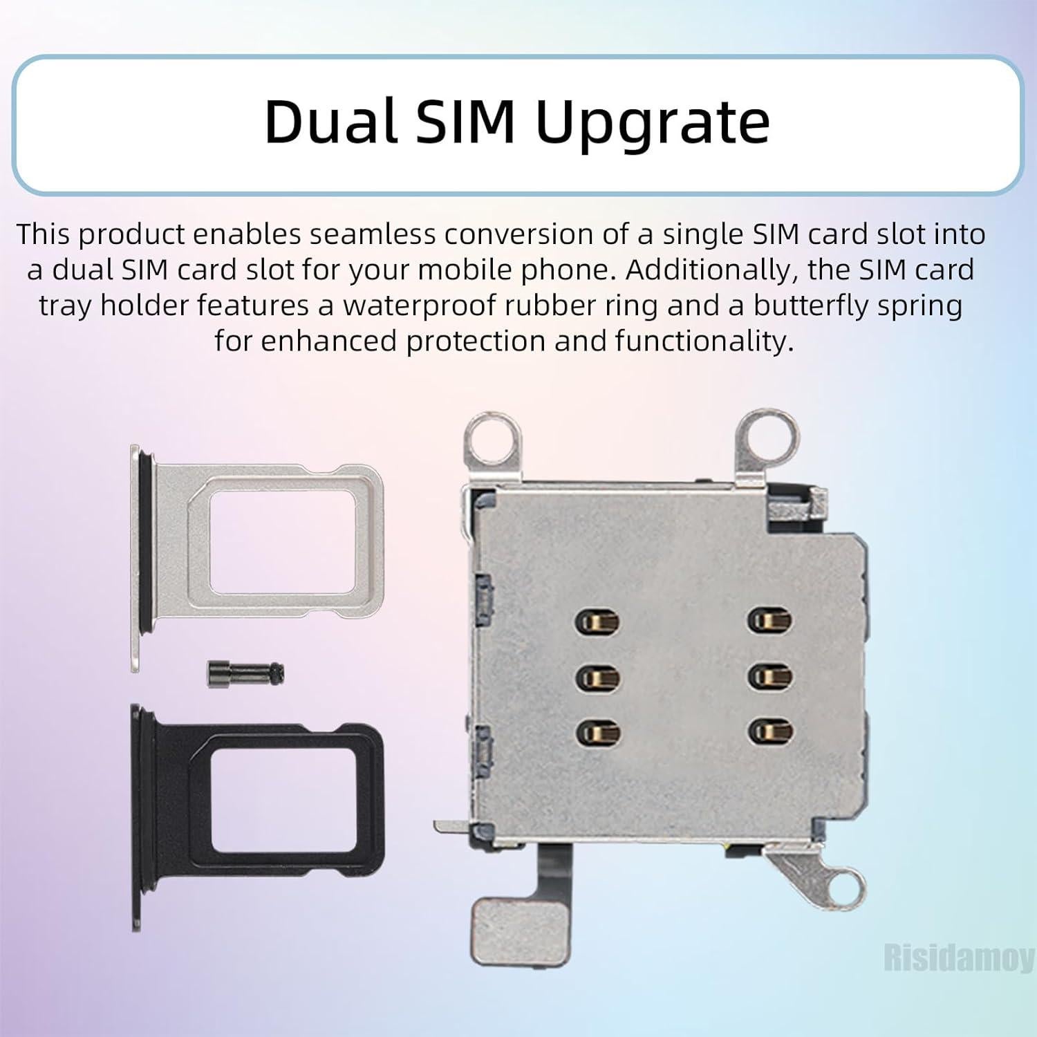Lector de Tarjeta SIM Doble para iPhone 12 PRO - Kit de Reparación