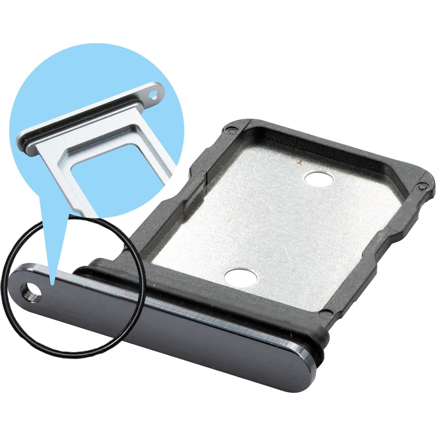 Bandeja de SIM Doble MMOBIEL para Google Pixel 8 Pro - Negro