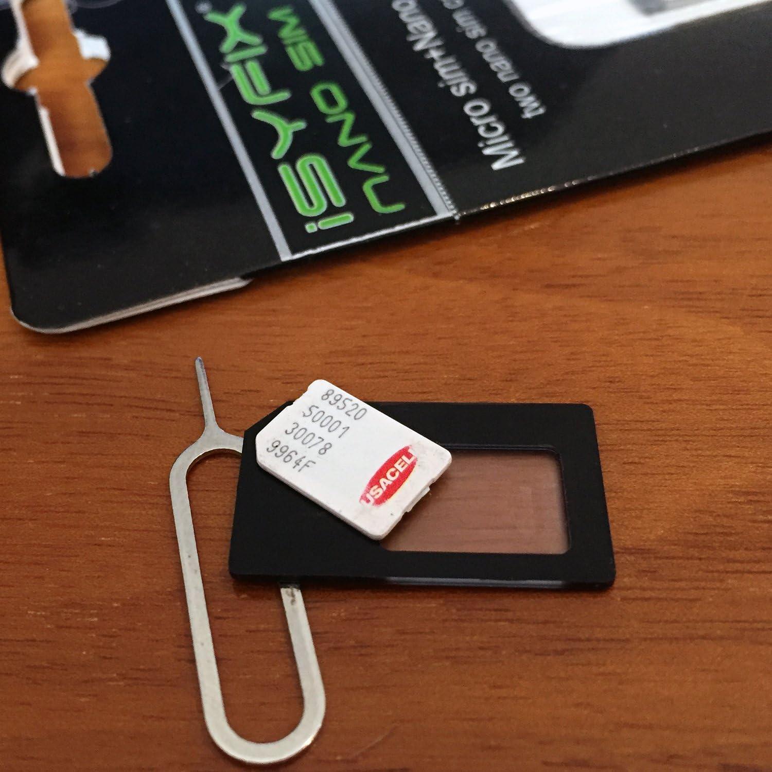 Kit Adaptador SIM 4 en 1 iSYFIX - Nano a Micro y Estándar