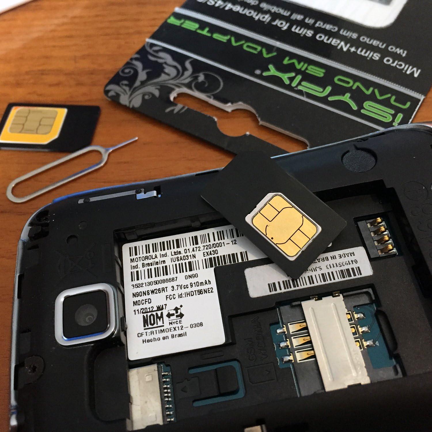 Kit Adaptador SIM 4 en 1 iSYFIX - Nano a Micro y Estándar
